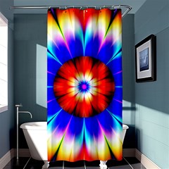 Abstract Digital Art Artwork Colorful Shower Curtain 36  x 72  (Stall) 