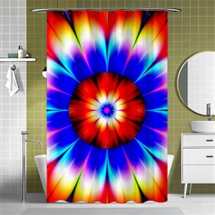 Abstract Digital Art Artwork Colorful Shower Curtain 48  x 72  (Small) 