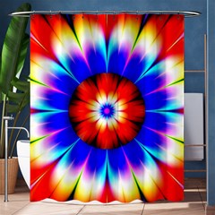 Abstract Digital Art Artwork Colorful Shower Curtain 60  x 72  (Medium) 