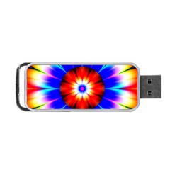 Abstract Digital Art Artwork Colorful Portable USB Flash (Two Sides)