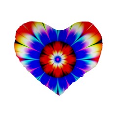 Abstract Digital Art Artwork Colorful Standard 16  Premium Heart Shape Cushions