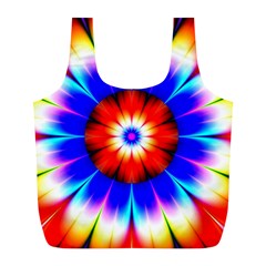 Abstract Digital Art Artwork Colorful Full Print Recycle Bag (L)