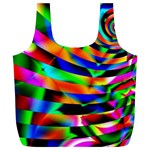 Abstract Art Artwork Digital Art Color Full Print Recycle Bag (XL) Front