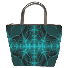 Abstract Art Design Digital Art Bucket Bag by Pakrebo