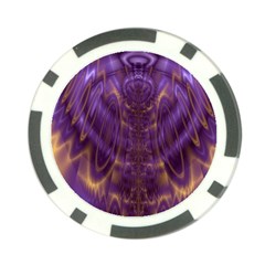 Abstract Art Artwork Fractal Design Poker Chip Card Guard by Pakrebo