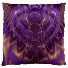 Abstract Art Artwork Fractal Design Large Flano Cushion Case (one Side) by Pakrebo