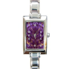 Abstract Art Artwork Fractal Design Rectangle Italian Charm Watch