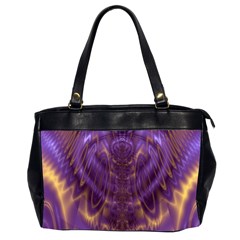 Abstract Art Artwork Fractal Design Oversize Office Handbag (2 Sides) by Pakrebo