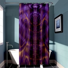 Abstract Art Artwork Fractal Design Shower Curtain 36  X 72  (stall)  by Pakrebo