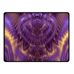 Abstract Art Artwork Fractal Design Double Sided Fleece Blanket (small)  by Pakrebo