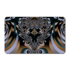 Fractal Art Artwork Design  Art Magnet (rectangular) by Pakrebo