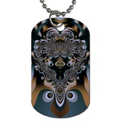 Fractal Art Artwork Design  Art Dog Tag (two Sides) by Pakrebo