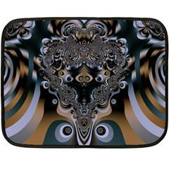 Fractal Art Artwork Design  Art Fleece Blanket (mini) by Pakrebo