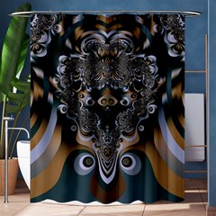 Fractal Art Artwork Design  Art Shower Curtain 60  X 72  (medium)  by Pakrebo