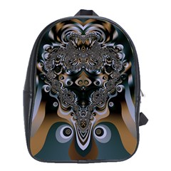 Fractal Art Artwork Design  Art School Bag (xl) by Pakrebo