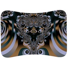 Fractal Art Artwork Design  Art Velour Seat Head Rest Cushion by Pakrebo