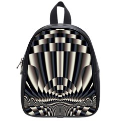 Abstract Art Art Design Modern Art School Bag (small)