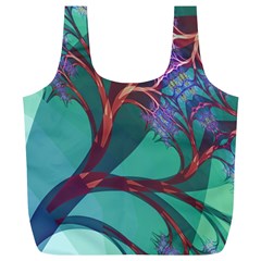 Art Fractal Artwork Creative Full Print Recycle Bag (xl) by Pakrebo