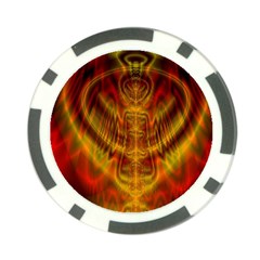 Abstract Art Artwork Fractal Design Poker Chip Card Guard by Pakrebo