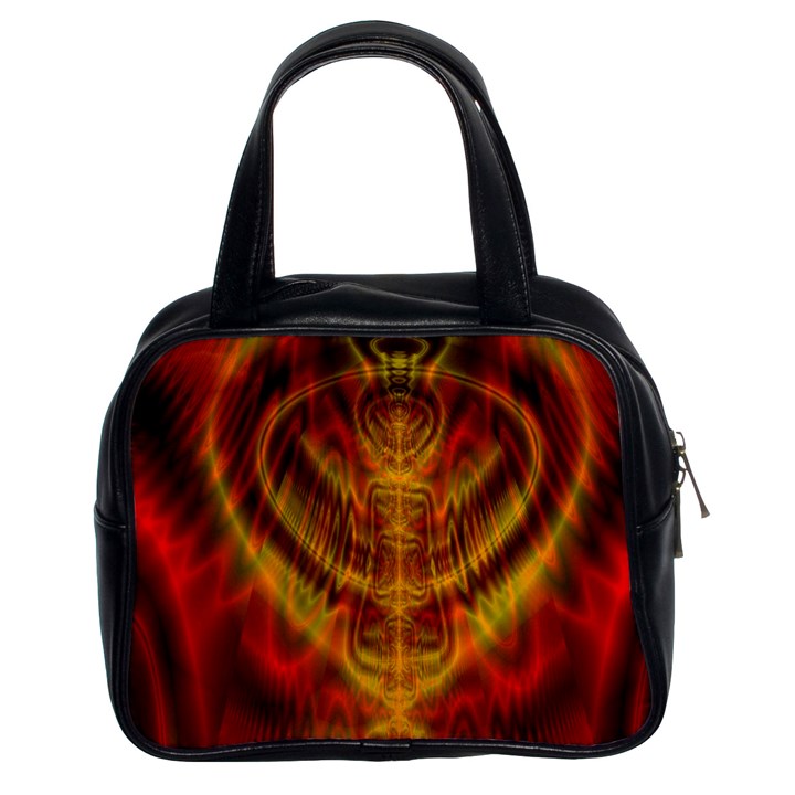 Abstract Art Artwork Fractal Design Classic Handbag (Two Sides)