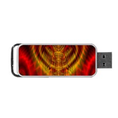 Abstract Art Artwork Fractal Design Portable Usb Flash (one Side) by Pakrebo