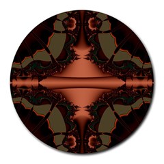 Art Fractal Artwork Creative Round Mousepads by Pakrebo