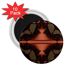 Art Fractal Artwork Creative 2.25  Magnets (10 pack) 