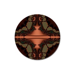 Art Fractal Artwork Creative Magnet 3  (Round)