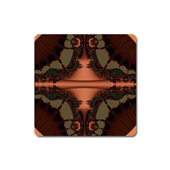 Art Fractal Artwork Creative Square Magnet