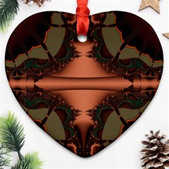 Art Fractal Artwork Creative Heart Ornament (Two Sides)