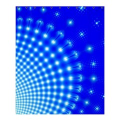 Digital Arts Fractals Futuristic Blue Shower Curtain 60  X 72  (medium)  by Pakrebo