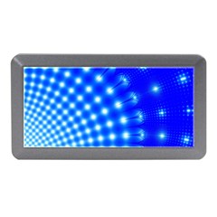 Digital Arts Fractals Futuristic Blue Memory Card Reader (mini) by Pakrebo