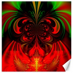 Digital Arts Fractals Futuristic Colorful Canvas 16  X 16  by Pakrebo