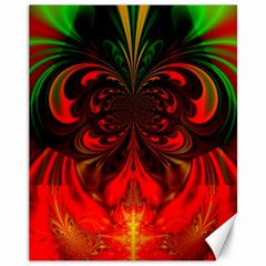 Digital Arts Fractals Futuristic Colorful Canvas 11  X 14  by Pakrebo