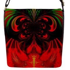 Digital Arts Fractals Futuristic Colorful Flap Closure Messenger Bag (s) by Pakrebo