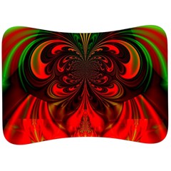 Digital Arts Fractals Futuristic Colorful Velour Seat Head Rest Cushion by Pakrebo