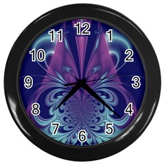 Design Art Digital Art Artwork Wall Clock (black) by Pakrebo