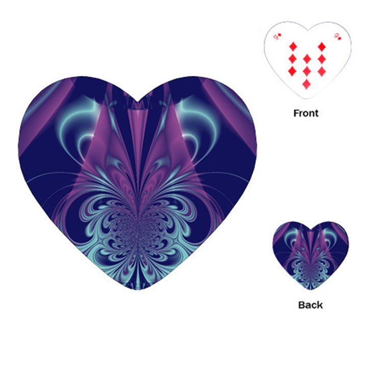 Design Art Digital Art Artwork Playing Cards Single Design (Heart)