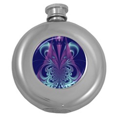 Design Art Digital Art Artwork Round Hip Flask (5 Oz) by Pakrebo