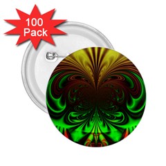 Digital Arts Fractals Futuristic Art 2 25  Buttons (100 Pack)  by Pakrebo