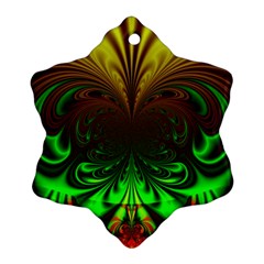 Digital Arts Fractals Futuristic Art Ornament (snowflake)