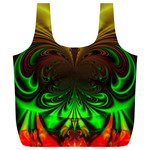 Digital Arts Fractals Futuristic Art Full Print Recycle Bag (XL) Back