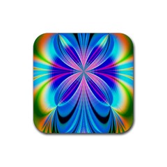 Abstract Art Design Digital Art Rubber Coaster (square) 