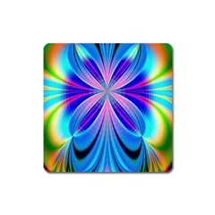 Abstract Art Design Digital Art Square Magnet by Pakrebo