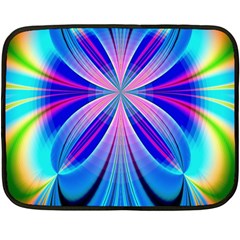 Abstract Art Design Digital Art Double Sided Fleece Blanket (mini)  by Pakrebo