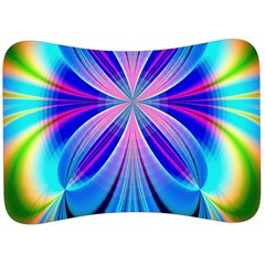 Abstract Art Design Digital Art Velour Seat Head Rest Cushion by Pakrebo