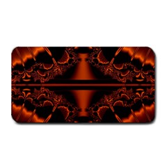 Art Fractal Artwork Creative Black Brown Medium Bar Mats by Pakrebo