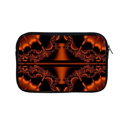 Art Fractal Artwork Creative Black Brown Apple Macbook Pro 13  Zipper Case by Pakrebo