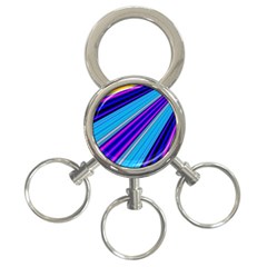 Background Colors Colorful Design 3-ring Key Chain by Pakrebo