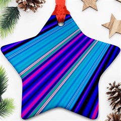 Background Colors Colorful Design Star Ornament (two Sides) by Pakrebo